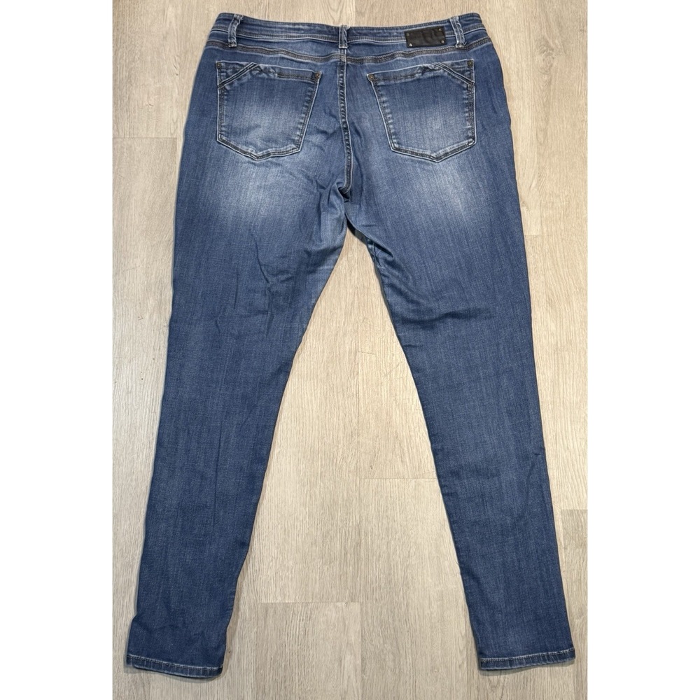 Buckle Black Fit No. 53 Skinny Jeans Women Size 34x32 Blue Denim Stretch Casual - Picture 8 of 12